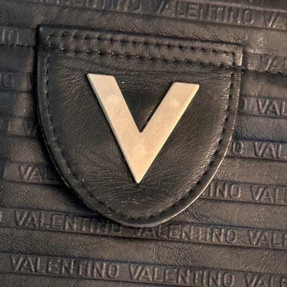 Mario Valentino Black Clutch Bag